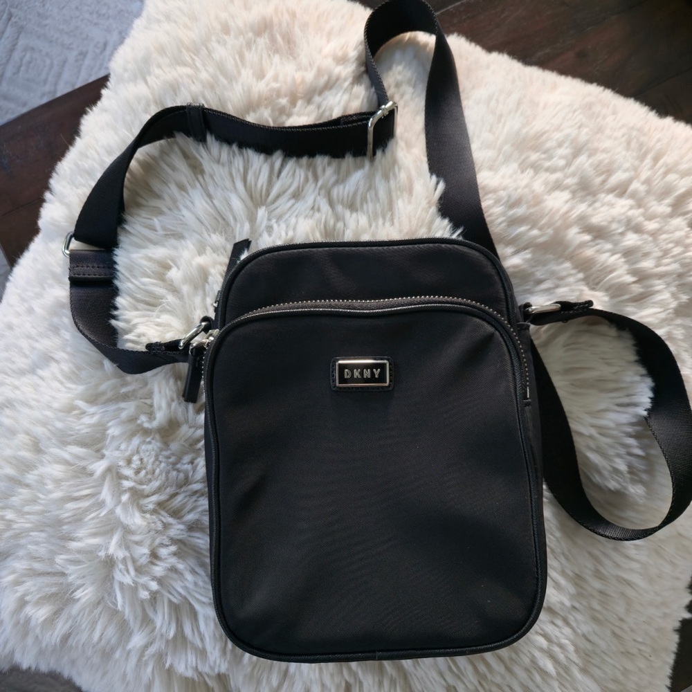 DKNY Black Men's Messenger Bag